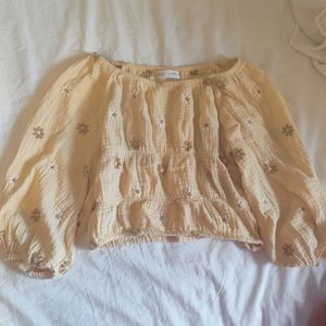 Zara girls crop top size 13-14